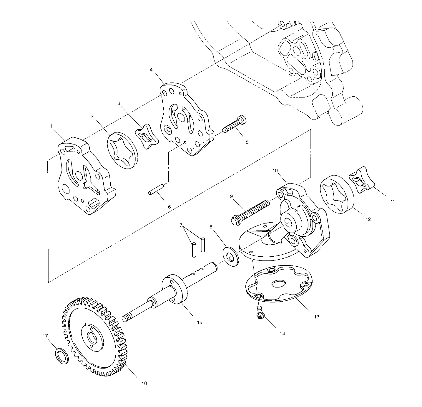 OIL PUMP - A00CL50AA (4954815481D014)