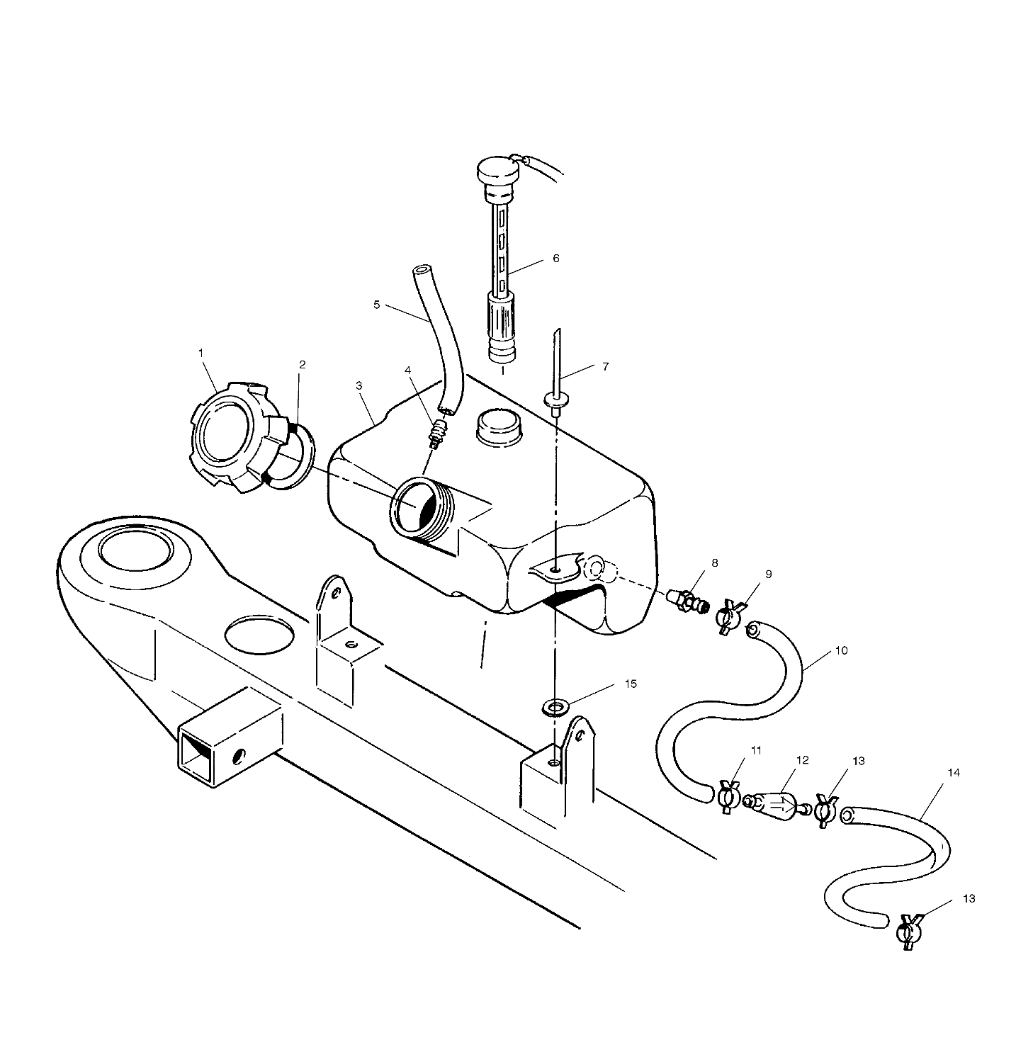 OIL TANK - A00BA25CA (4954825482A014)