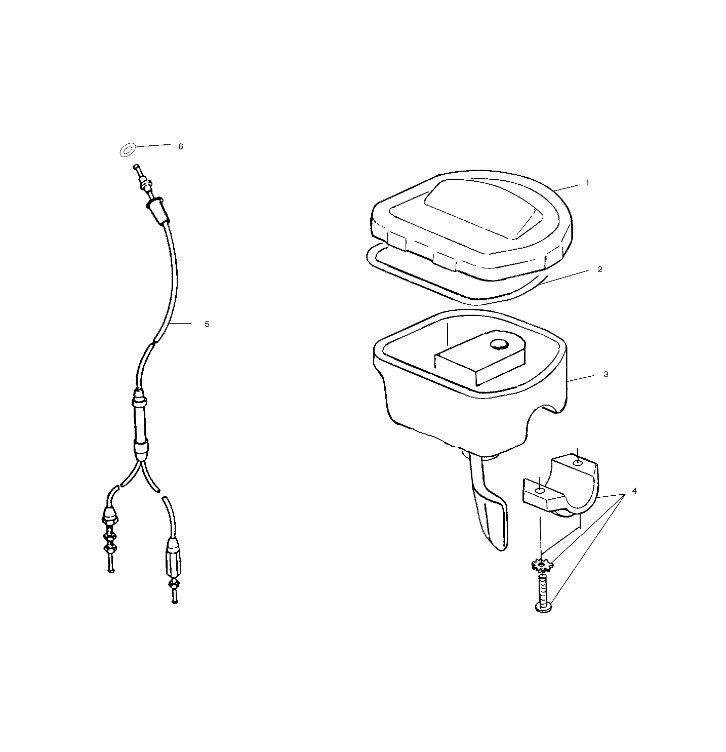 CONTROLS - THROTTLE ASM./CABLE - A00BA25CA (4954825482B007)