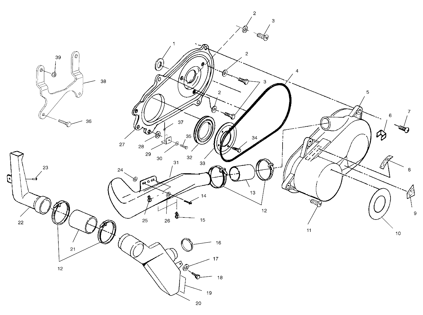 CLUTCH COVER - A00BA25CA (4954825482C004)