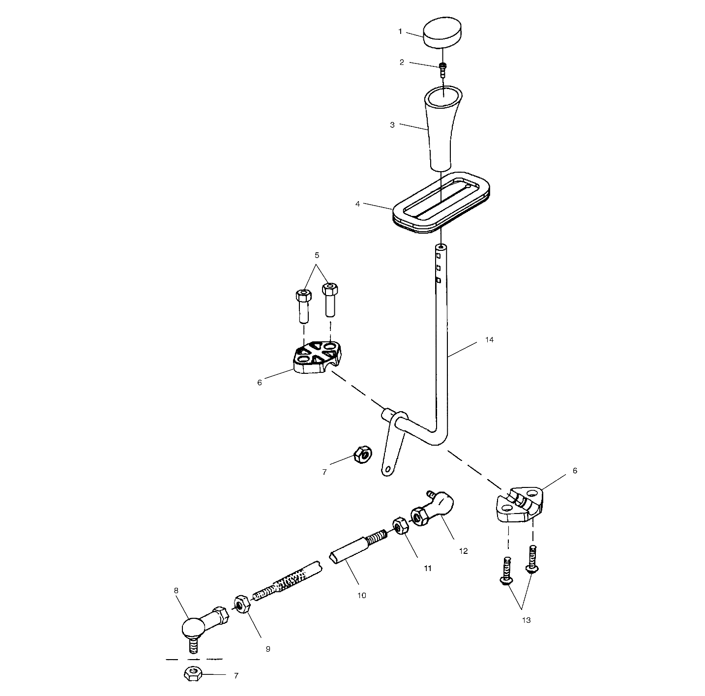 GEAR SELECTOR - A00BA25CA (4954825482C005)