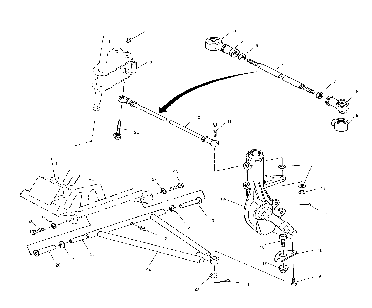 A-ARM/STRUT MOUNTING - A00BA38CA (4954835483B005)