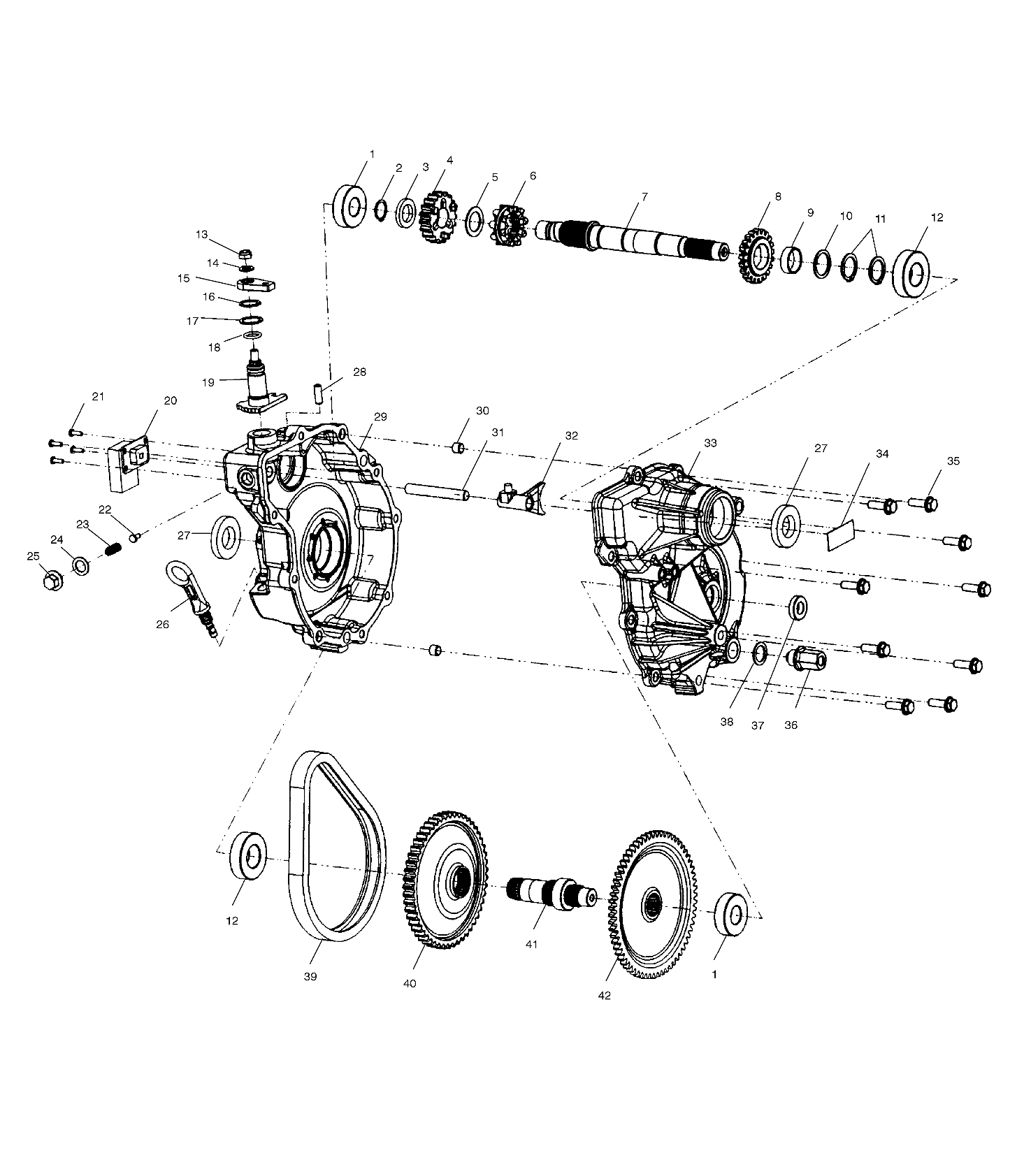 GEARCASE - A00BA38CA (4954835483C009)