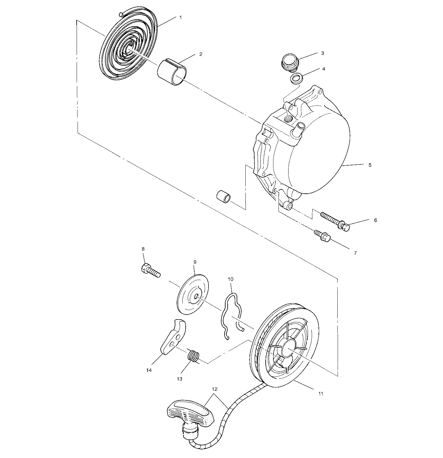 RECOIL STARTER - A00BA38CA (4954835483D003)