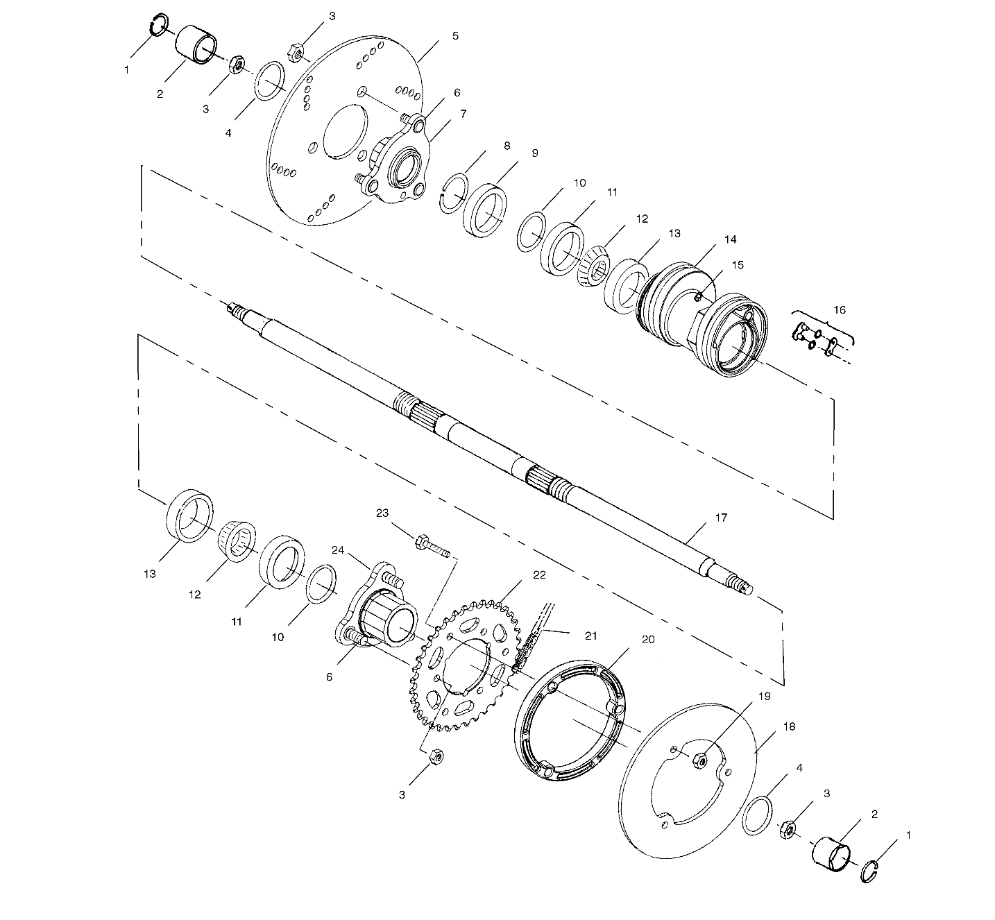 REAR HOUSING - A00BG38CA (4954845484C006)