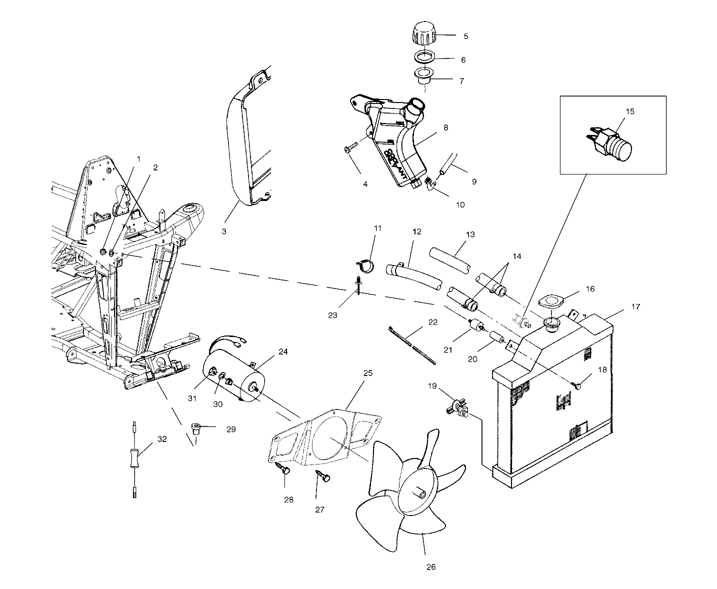 COOLING SYSTEM - A00BG50AA (4954855485A009)