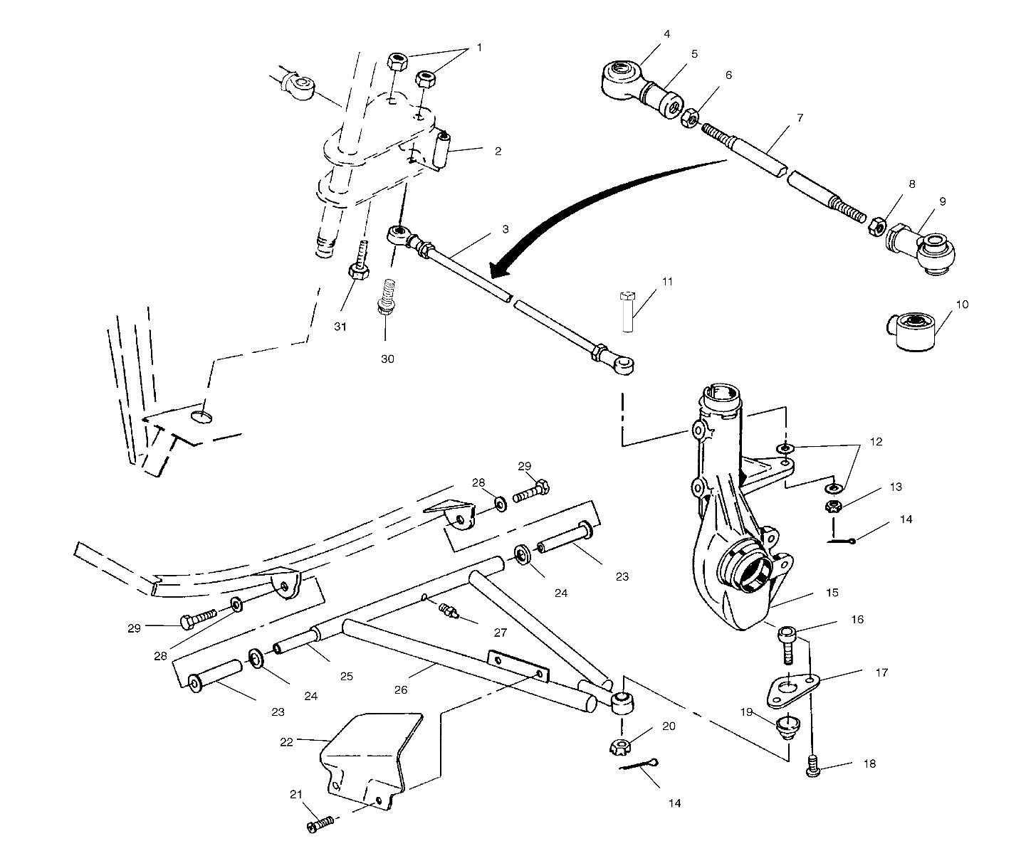 A-ARM/STRUT MOUNTING - A00BG50AA (4954855485B009)