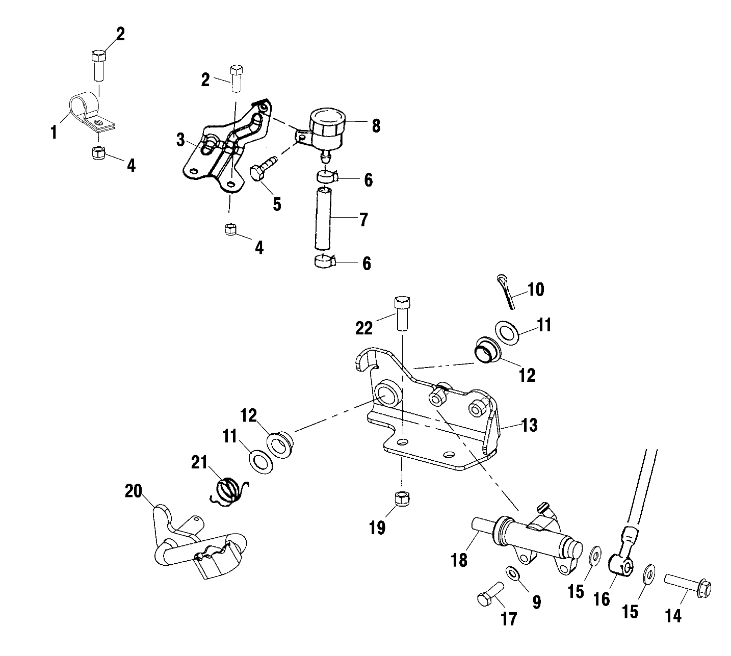 REAR BRAKE MASTER CYLINDER - A00BG50AA (4954855485C004)