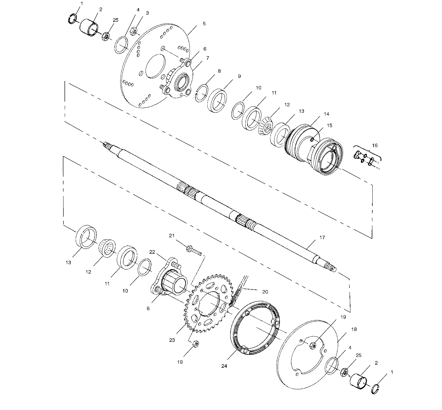 REAR HOUSING - A00BG50AA (4954855485C006)