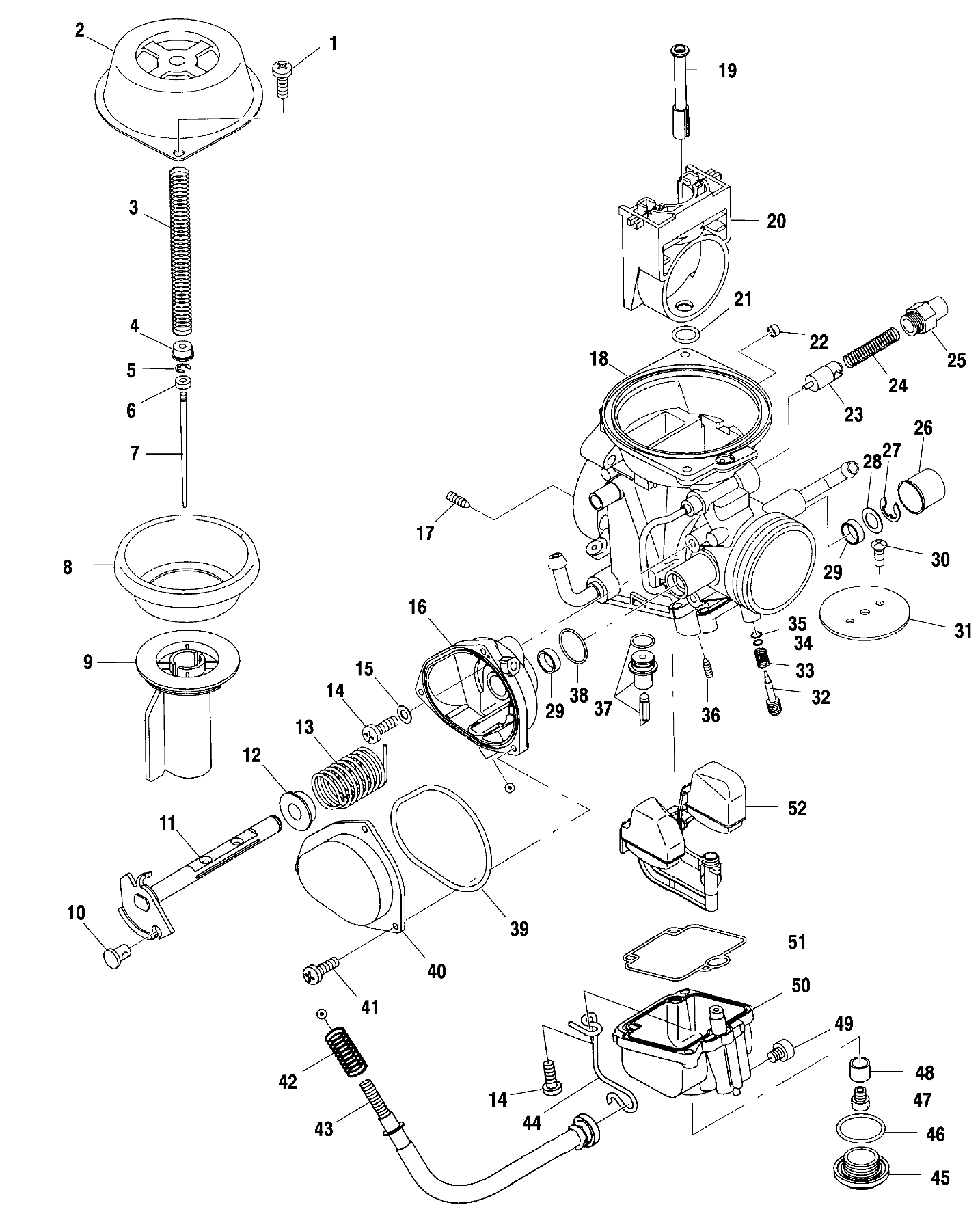 CARBURETOR - A00BG50AA (4954855485D009)