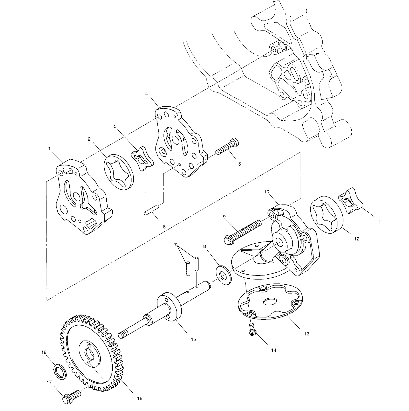 OIL PUMP - A00BG50AA (4954855485D013)