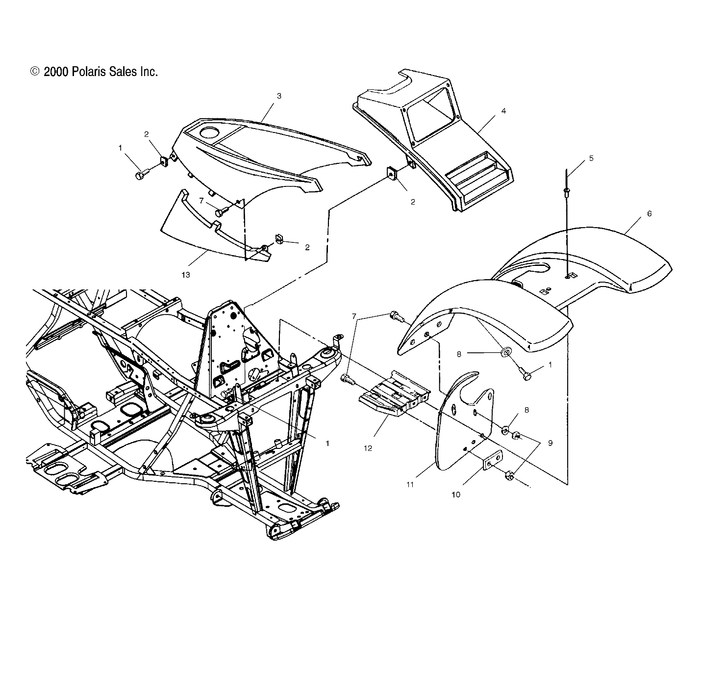 FRONT CAB - A00AG25CA (4954865486A005)