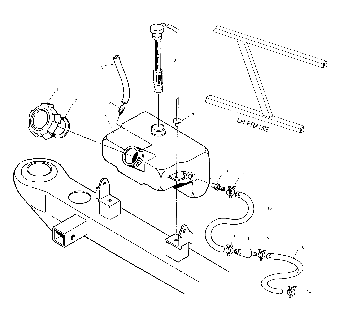 OIL TANK - A00AG25CA (4954865486A012)