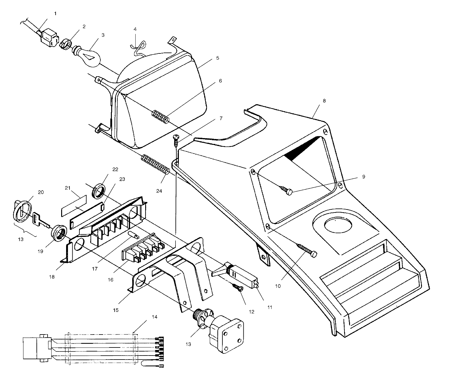 HEADLIGHT - A00AG25CA (4954865486A014)