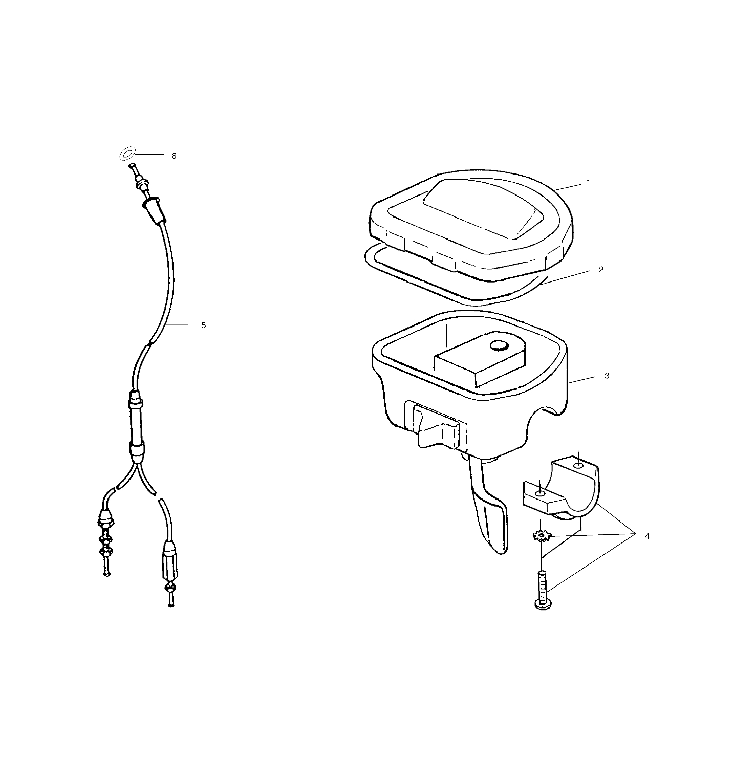 CONTROLS - THROTTLE ASM./CABLE - A00AG25CA (4954865486B006)