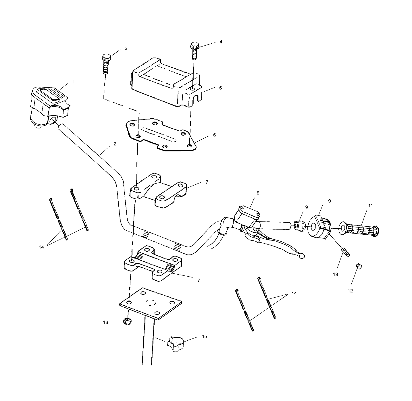 STEERING - HANDLEBAR - A00AG25CA (4954865486B007)