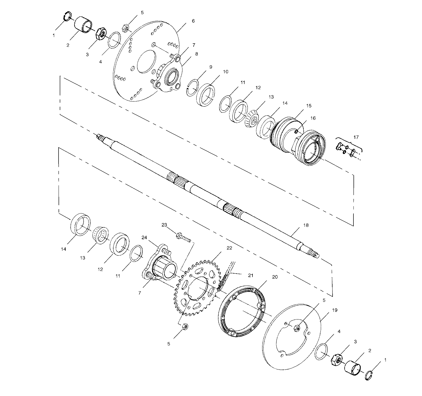 REAR HOUSING - A00AG25CA (4954865486B013)