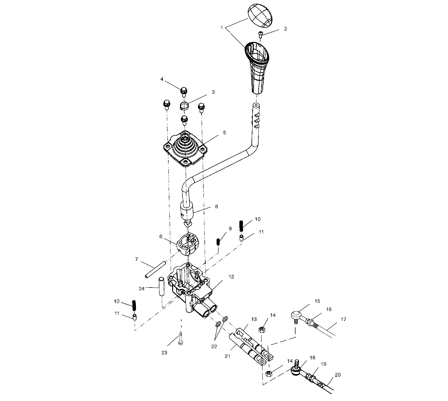 GEAR SELECTOR - A00AG25CA (4954865486C004)