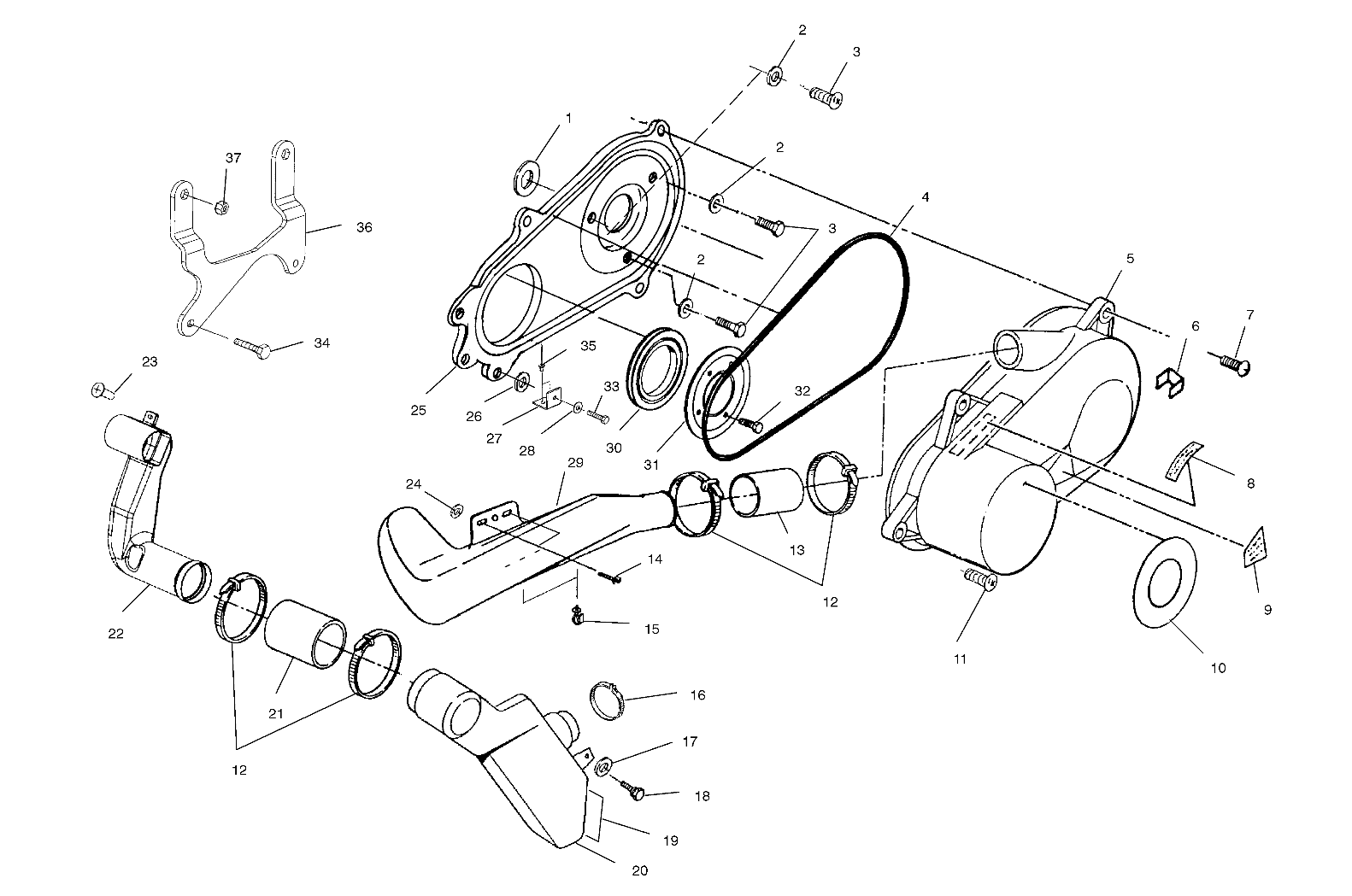 CLUTCH COVER - A00AG25CA (4954865486C009)