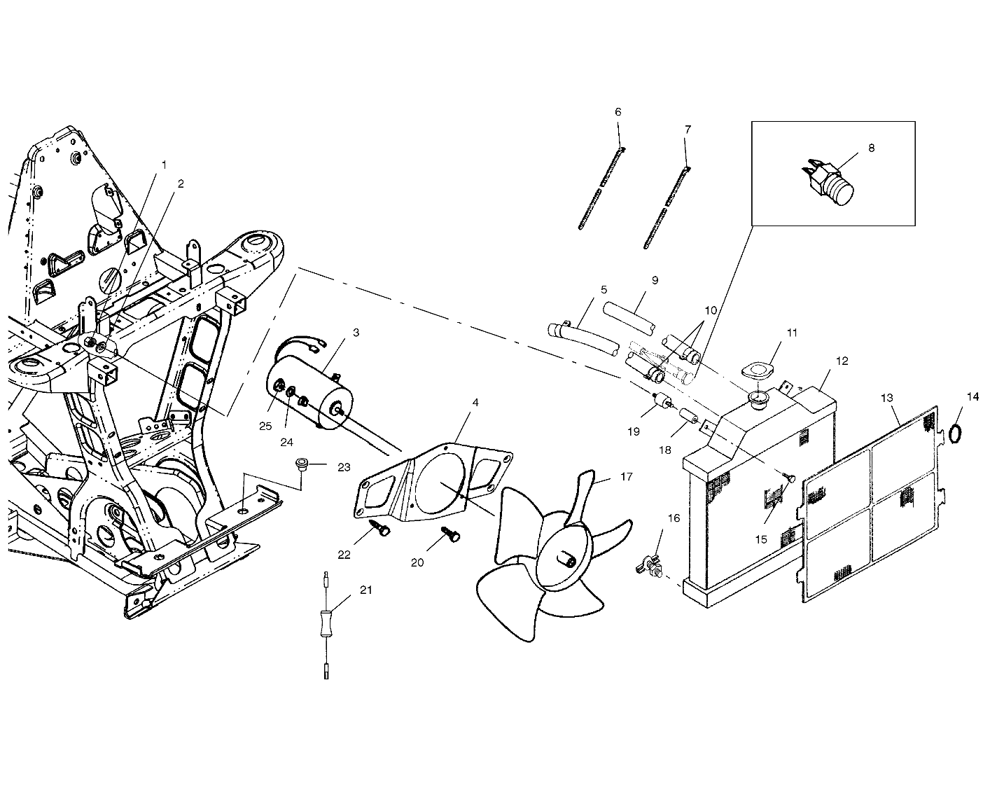 COOLING SYSTEM - A00CG38CA (4954875487A010)