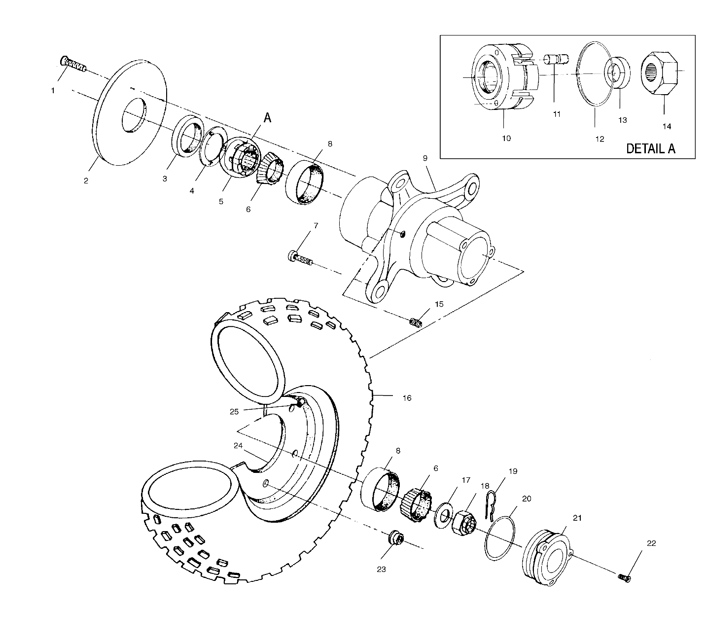 FRONT WHEEL - A00CG38CA (4954875487B007)