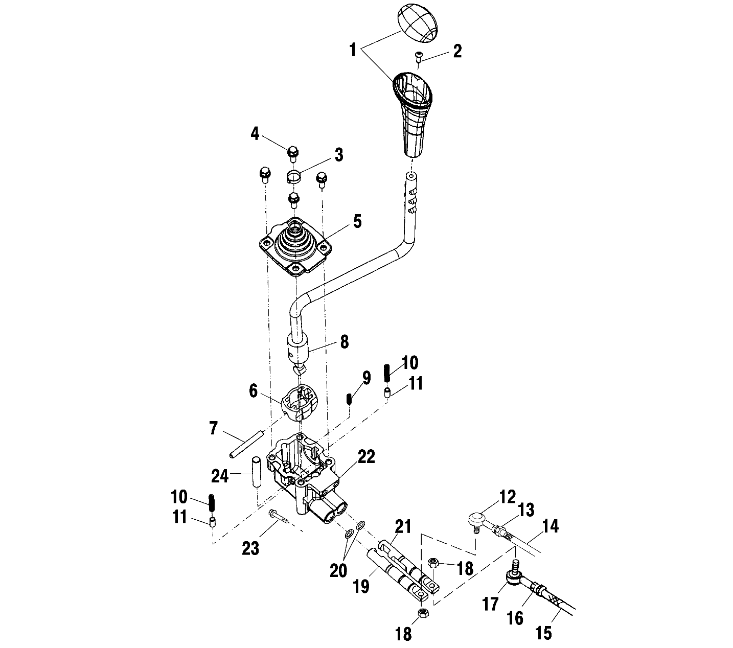 GEAR SELECTOR - A00CG38CA (4954875487D002)