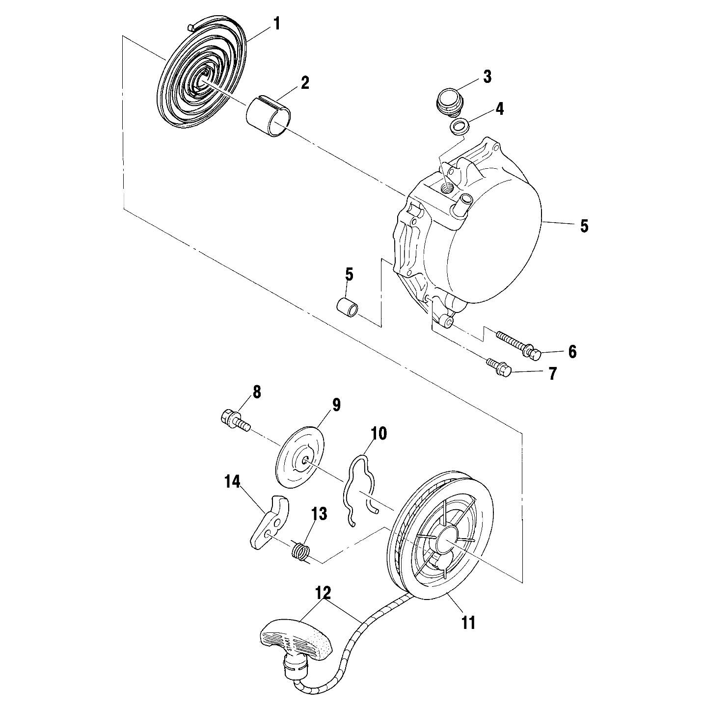 RECOIL STARTER - A00CG38CA (4954875487D006)