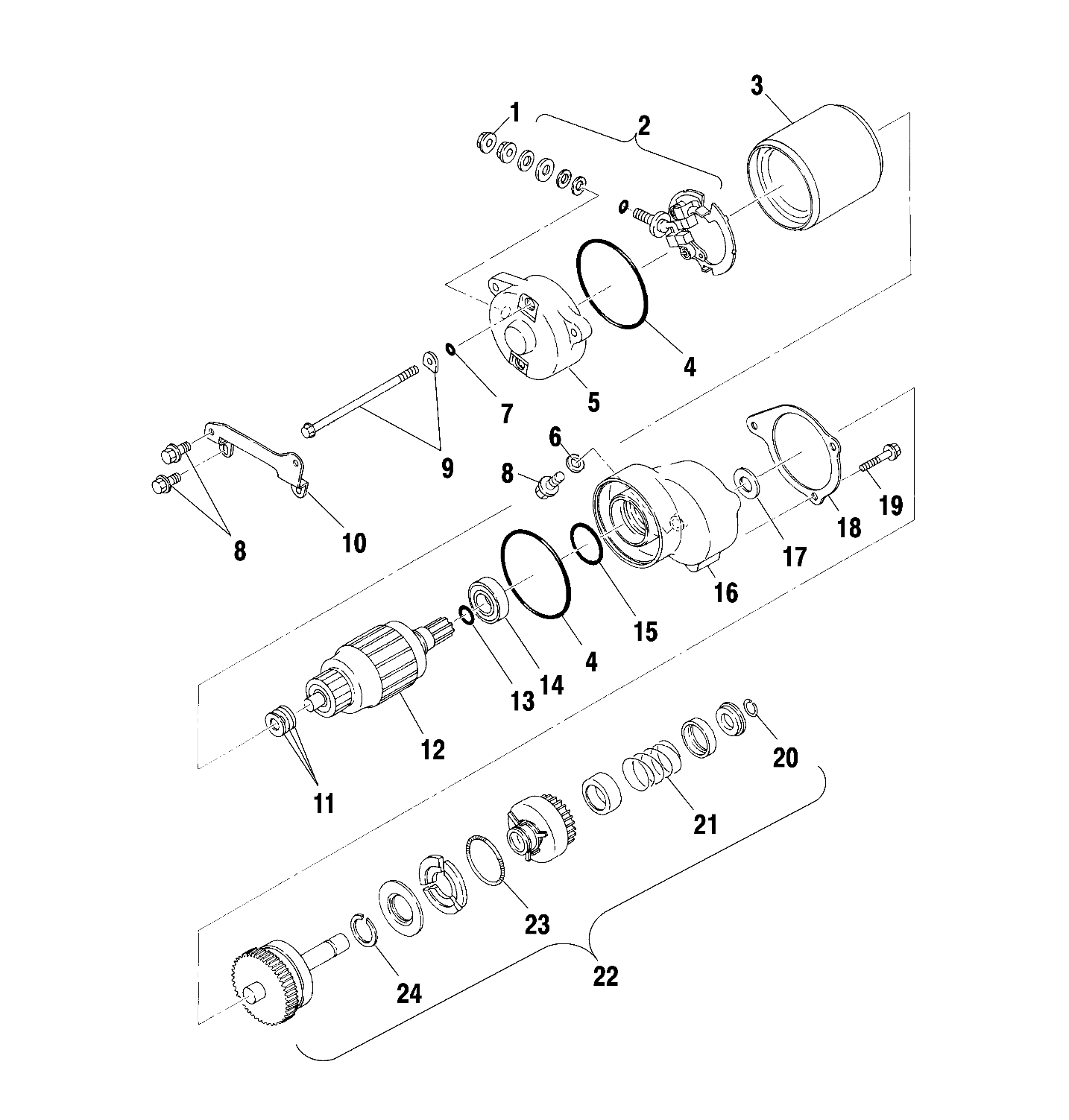 STARTING MOTOR - A00CG38CA (4954875487D011)