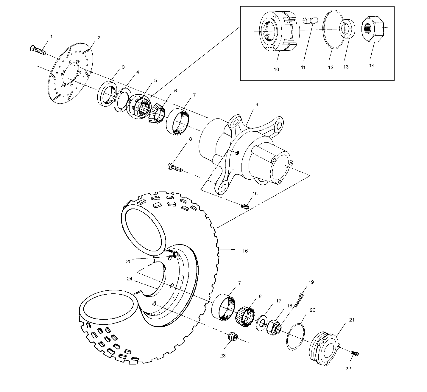 FRONT WHEEL - A00CD50AA (4954885488B006)