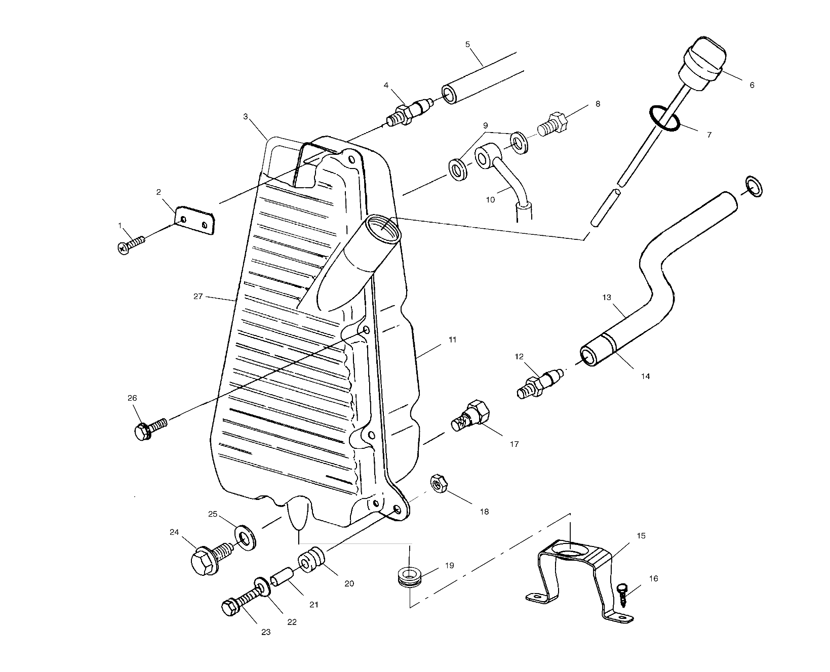 OIL TANK - A00CD50AA (4954885488B013)