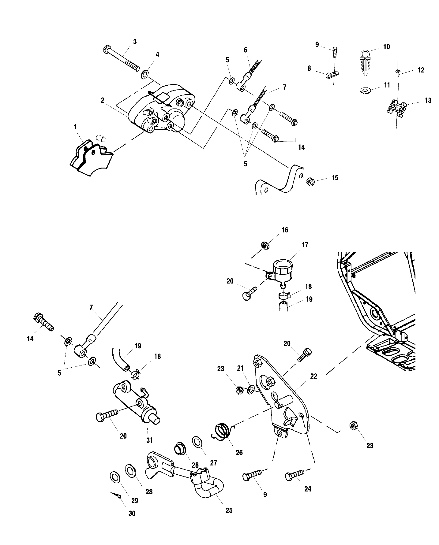 REAR BRAKE - A00CD50AA (4954885488C007)