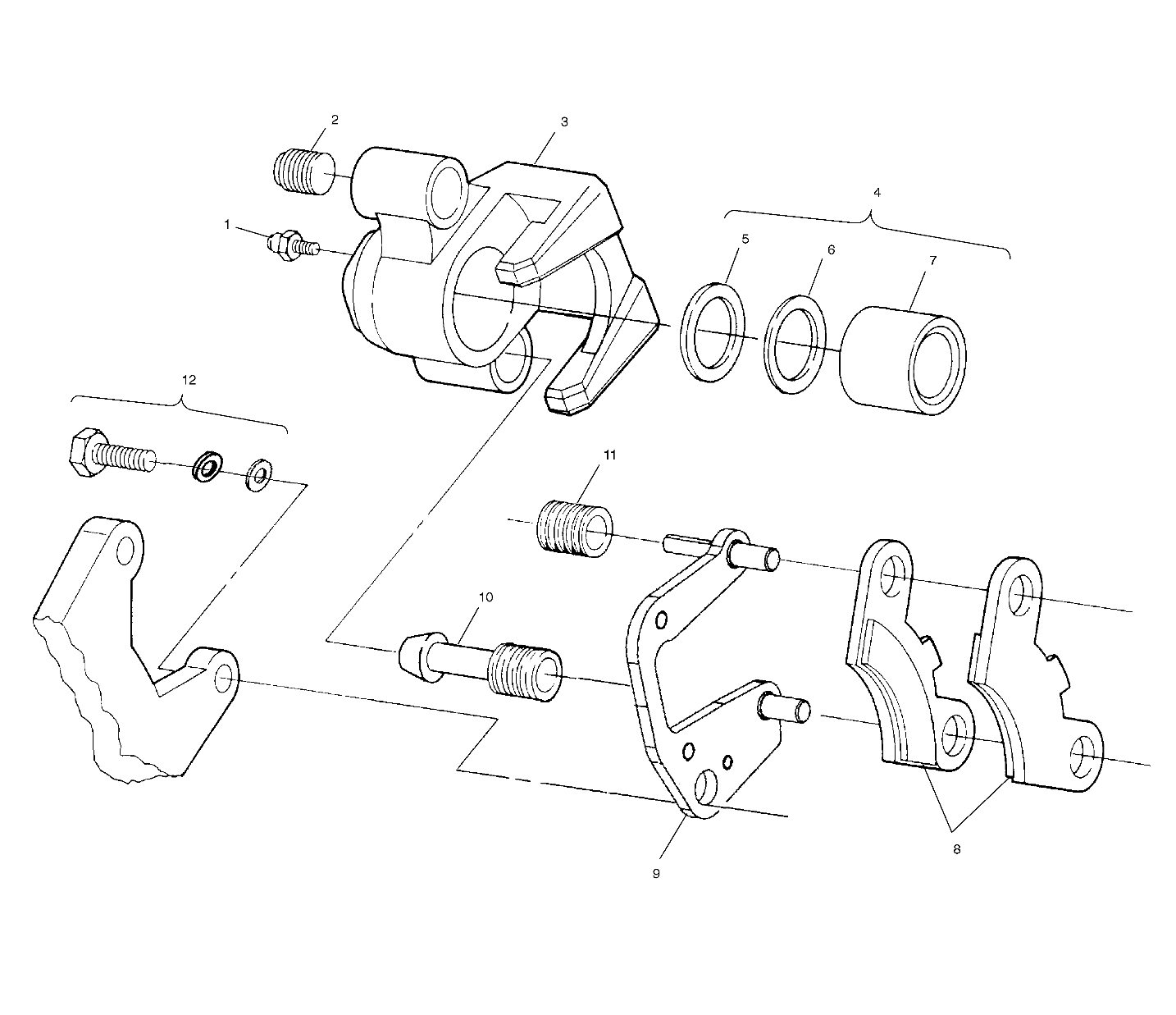 FRONT BRAKE - A00CK32AA (4954895489B007)