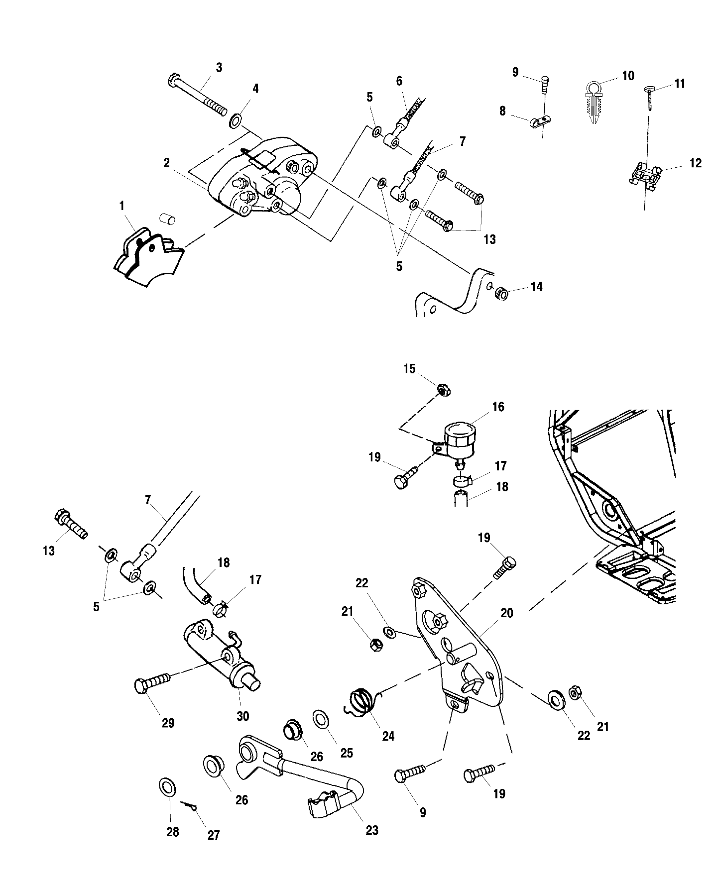 REAR BRAKE - A00CK32AA (4954895489C001)