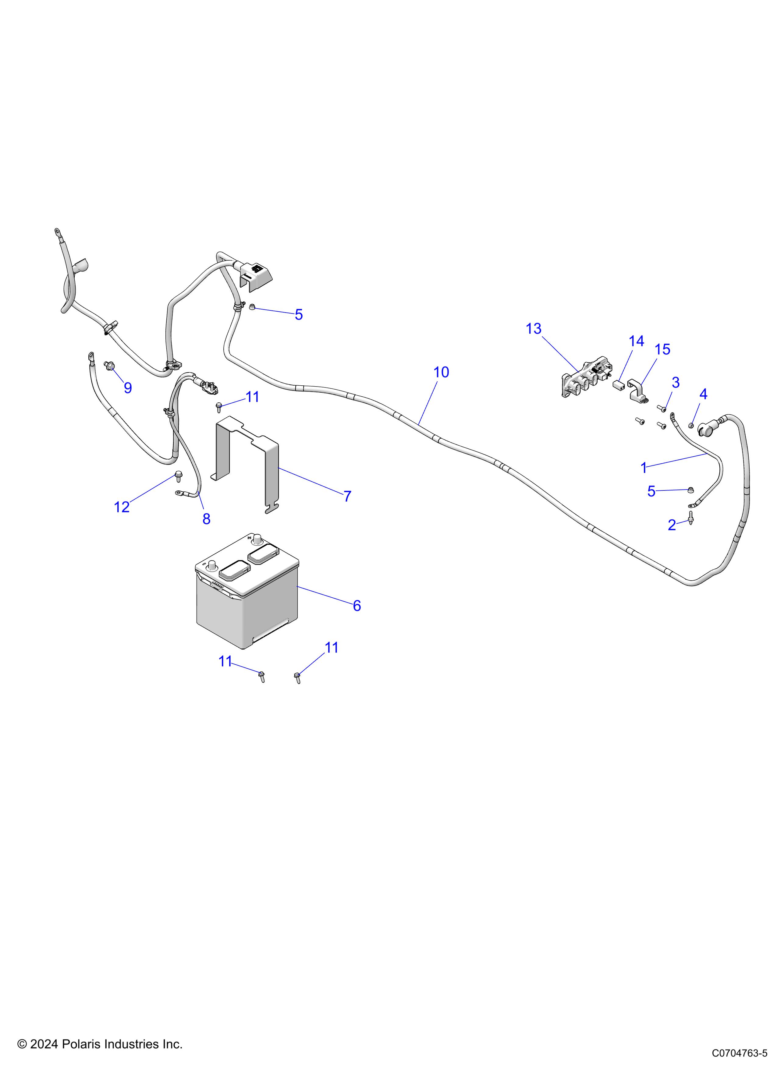 ELECTRICAL, BATTERY - D25P4AD4B4/ED4B4/FD4B4/UD4B4/VD4B4/YD4B4 (C0704763-5)