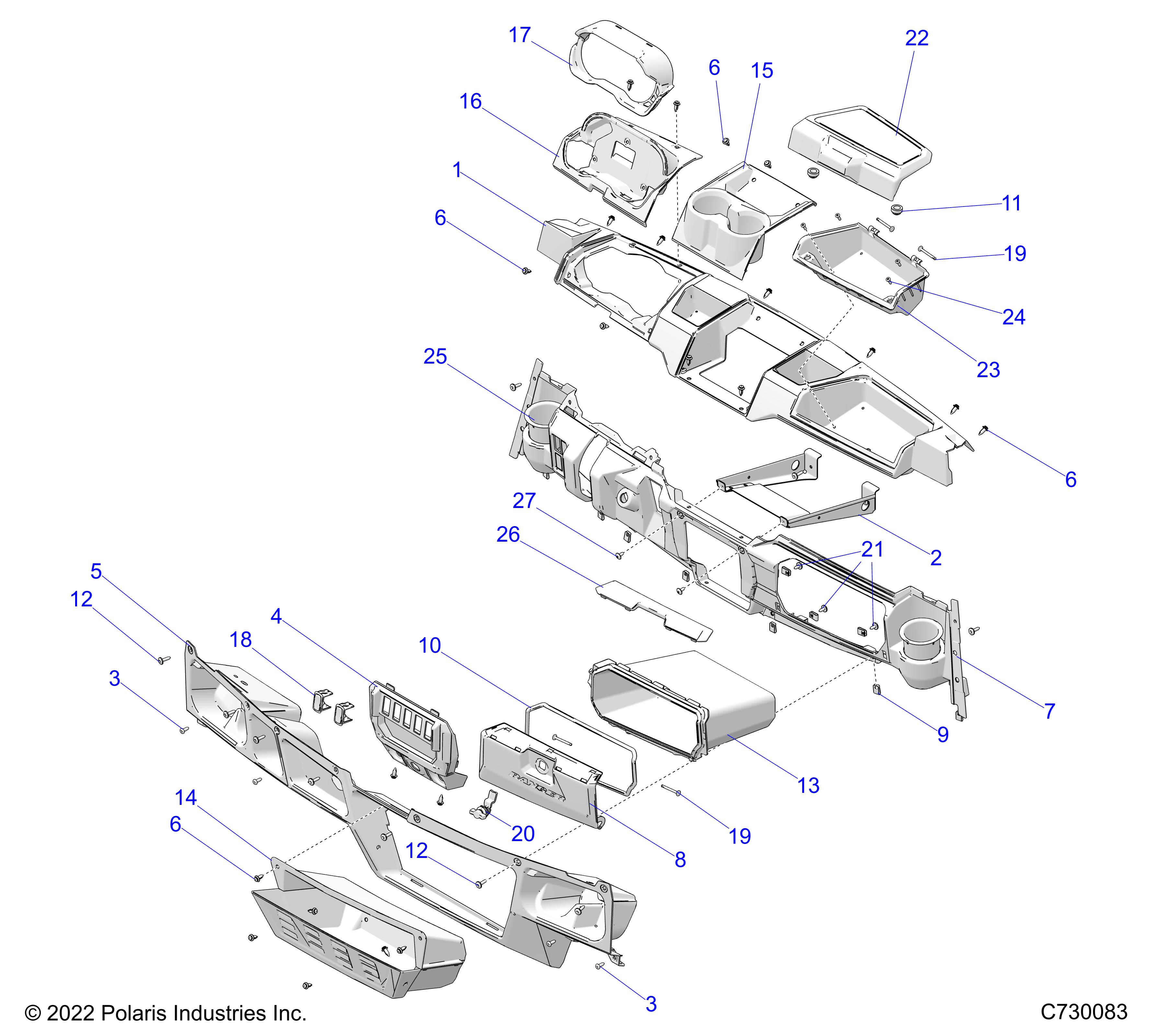 BODY, DASH - R22RSF99AK (C730083)