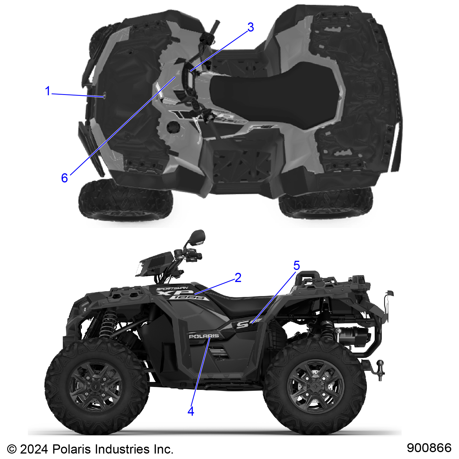 BODY, DECALS GRAPHIC- A25SLE95FN/CN (900866)