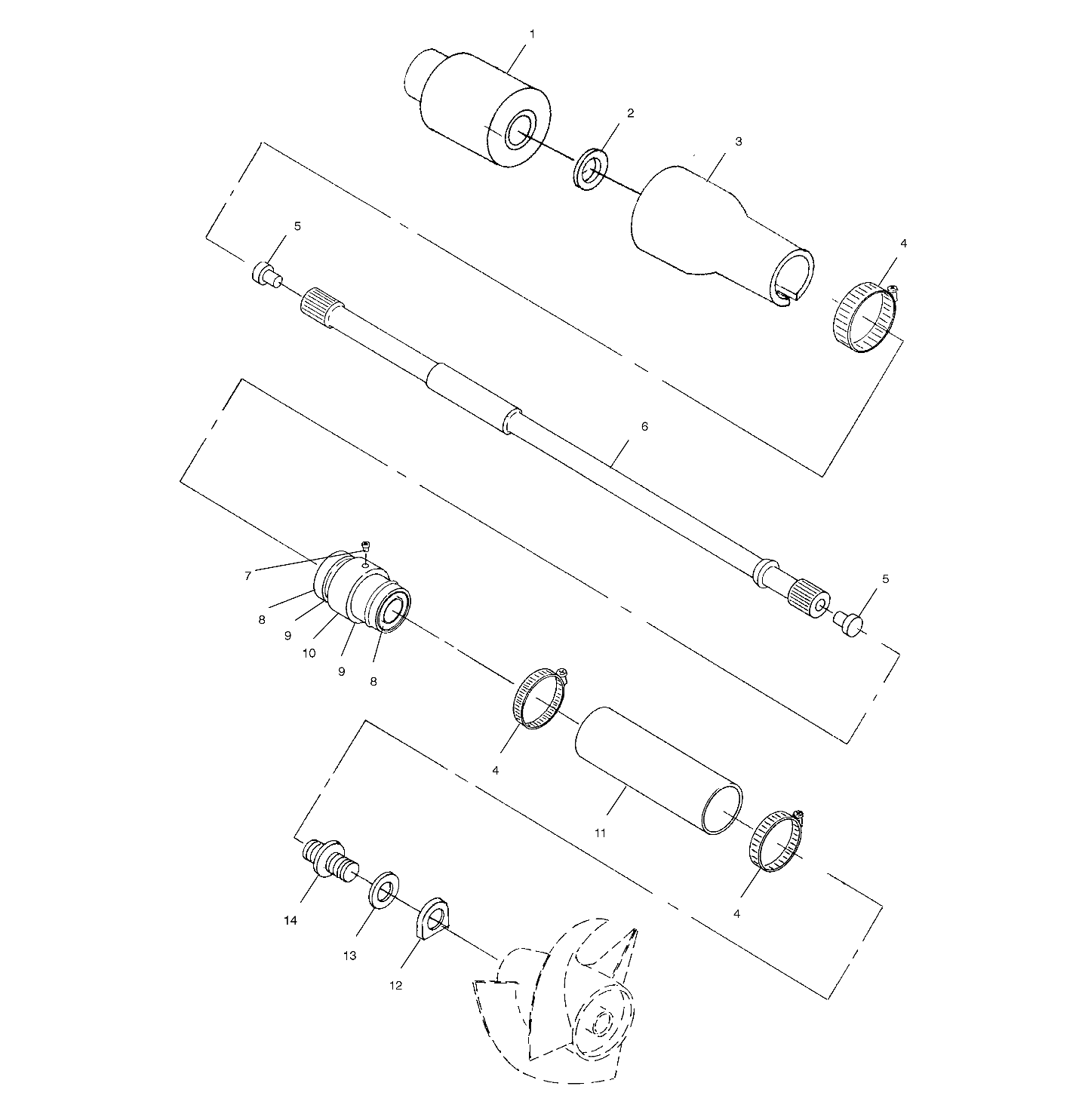 DRIVE SYSTEM - W004673D (4955755575B003)