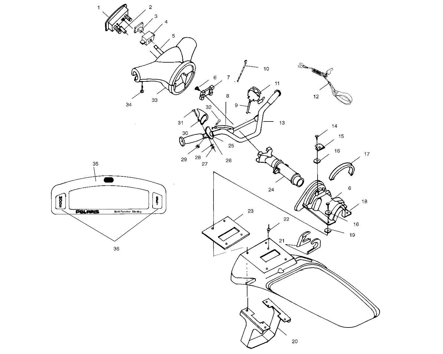 STEERING - W004699D (4955765576A014)