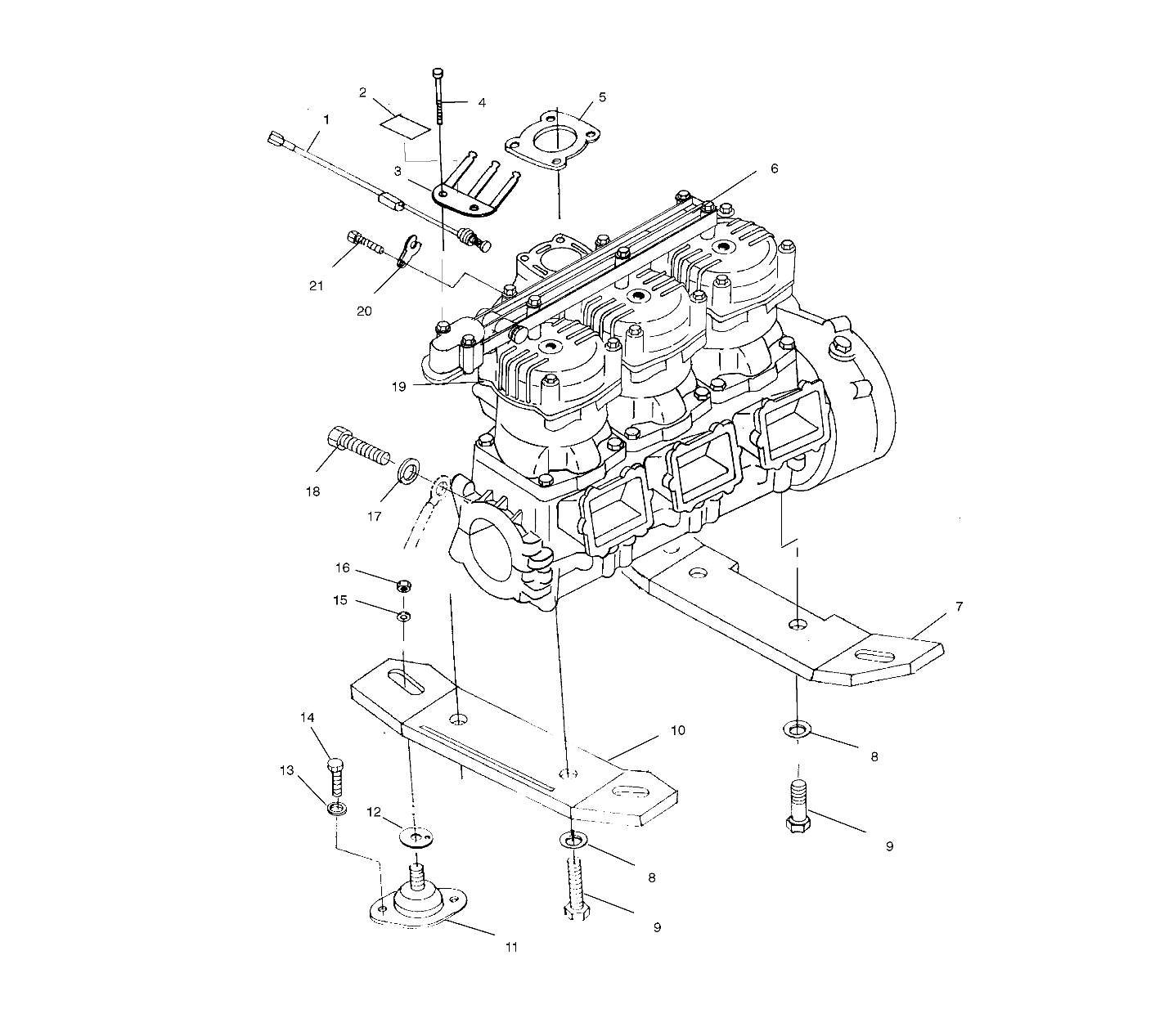 ENGINE MOUNTING - W004699D (4955765576B002)