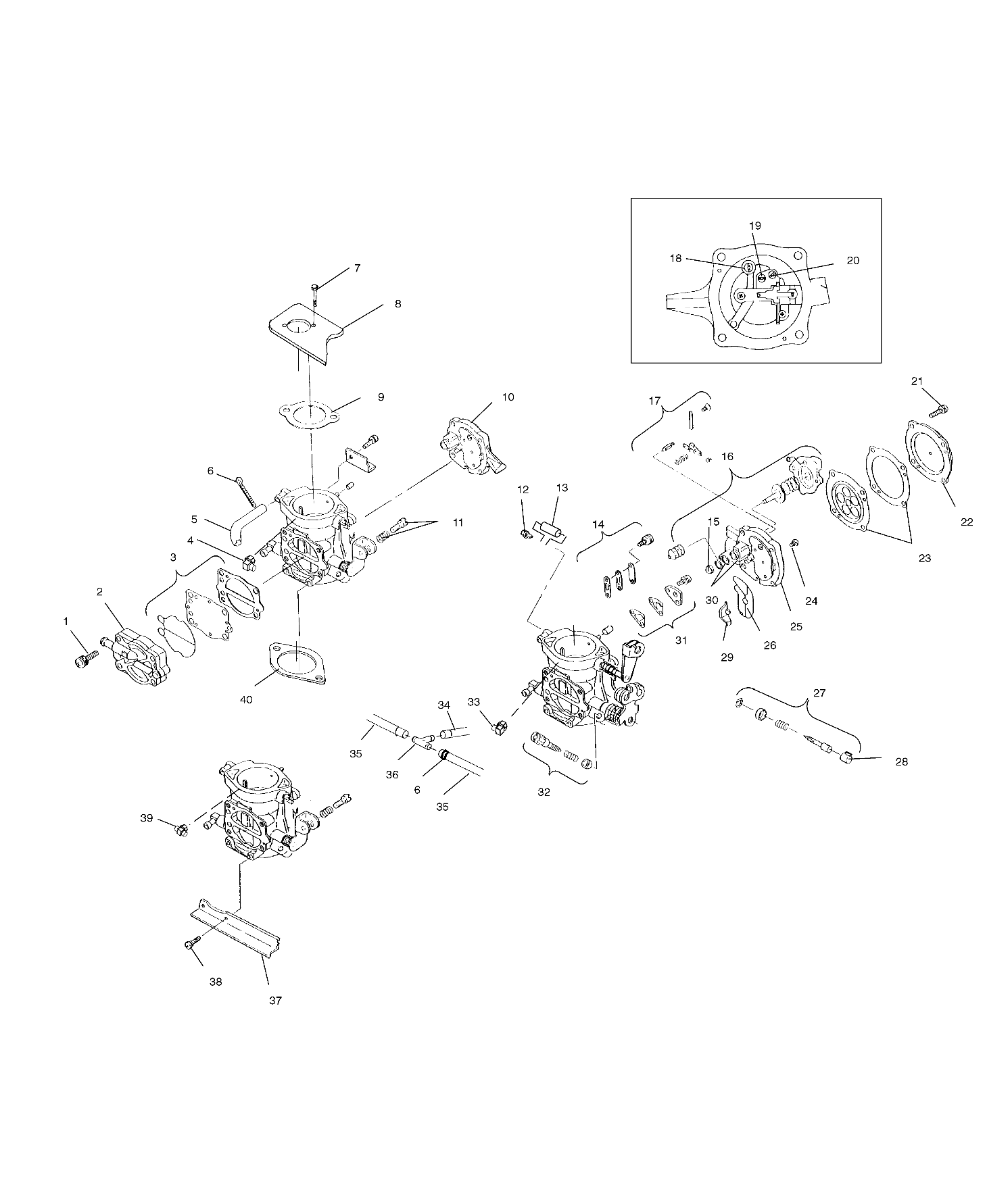 CARBURETOR - W004699I (4955765576C005)