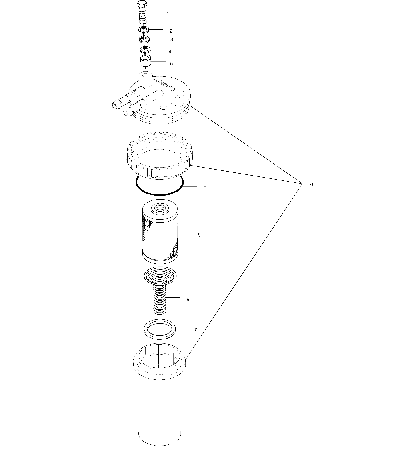 FUEL/WATER SEPARATOR - W005099I (4955775577C011)