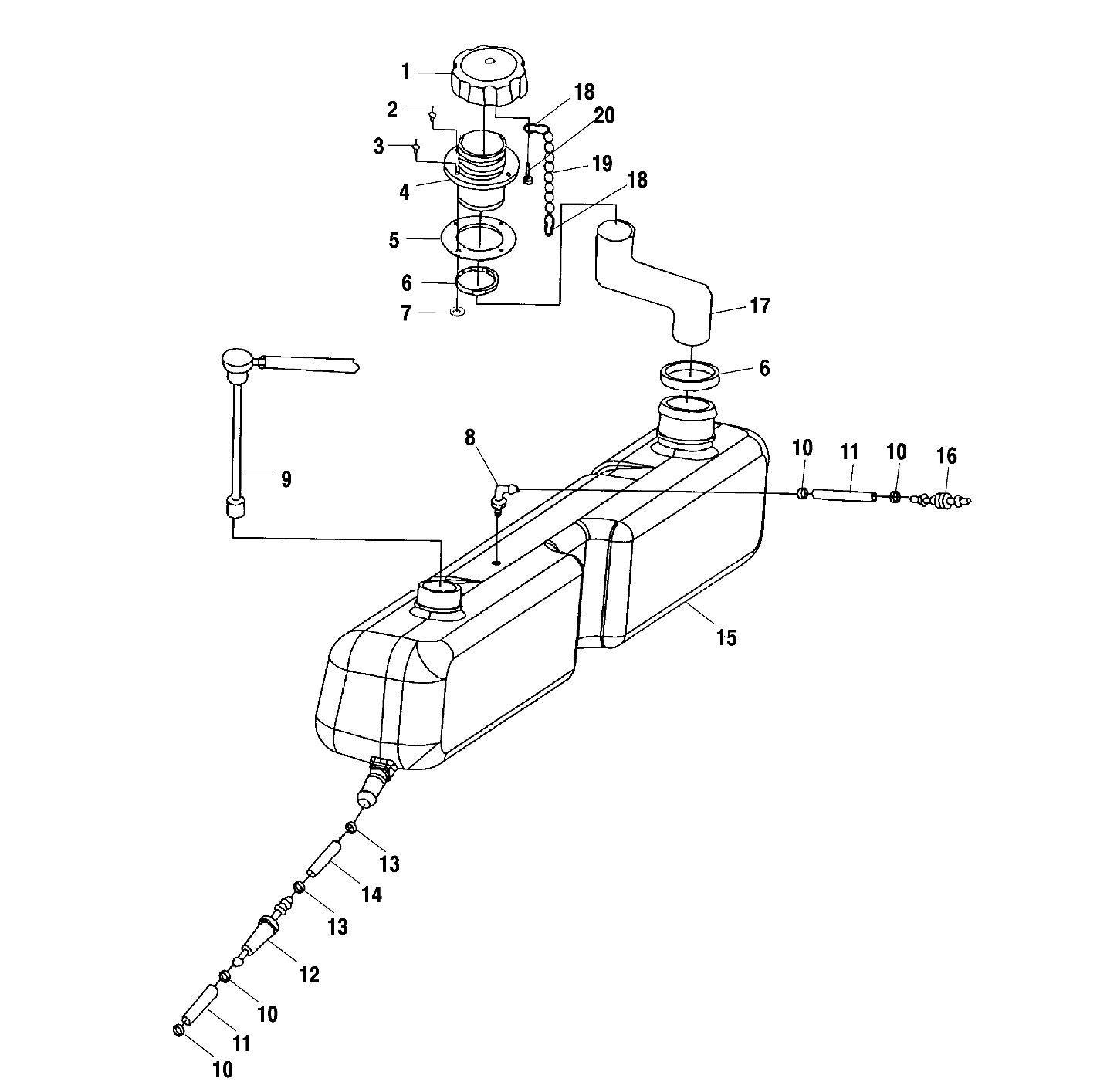 OIL TANK - W005098D (4955785578B001)