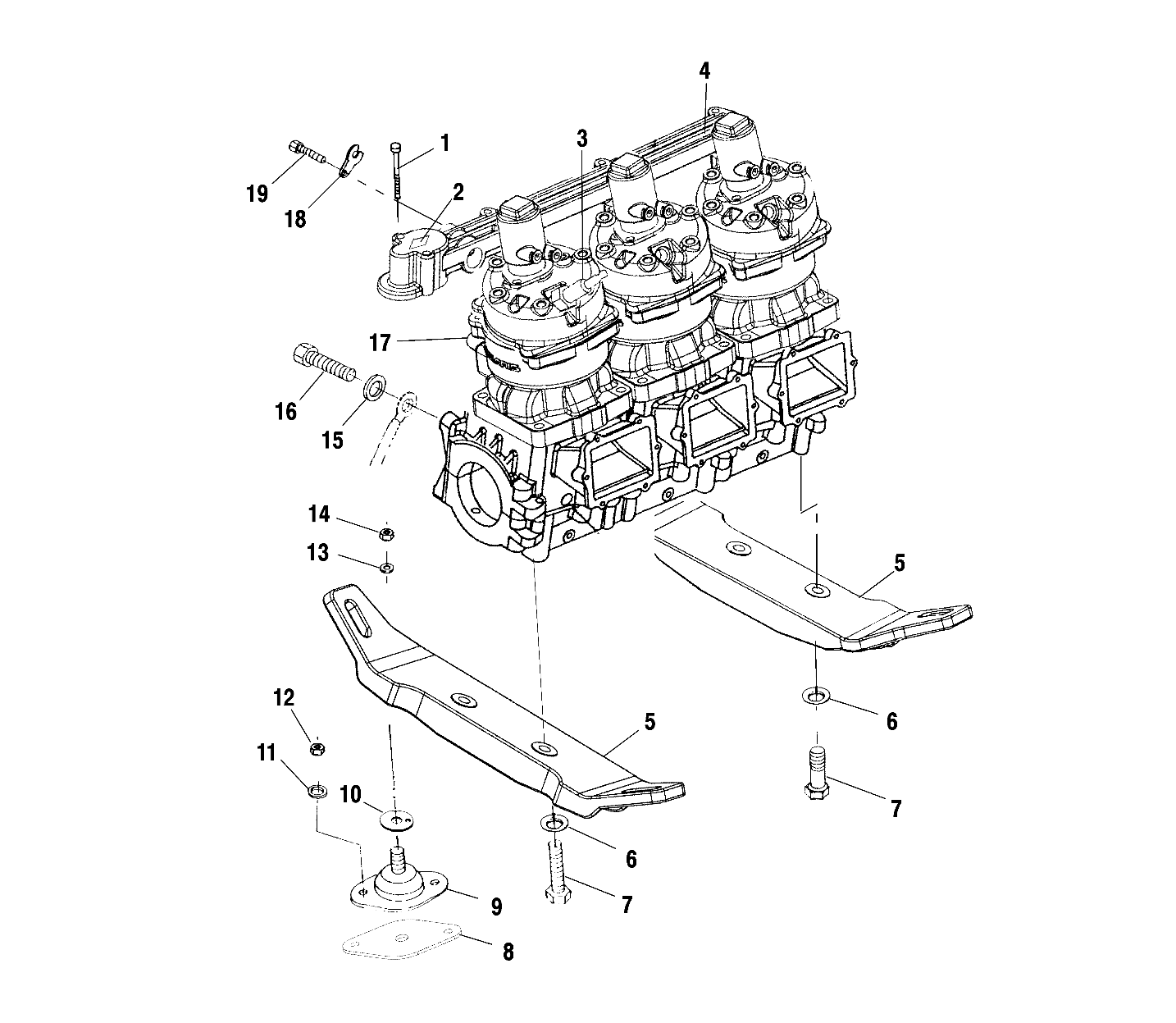 ENGINE MOUNTING - W005098D (4955785578B004)