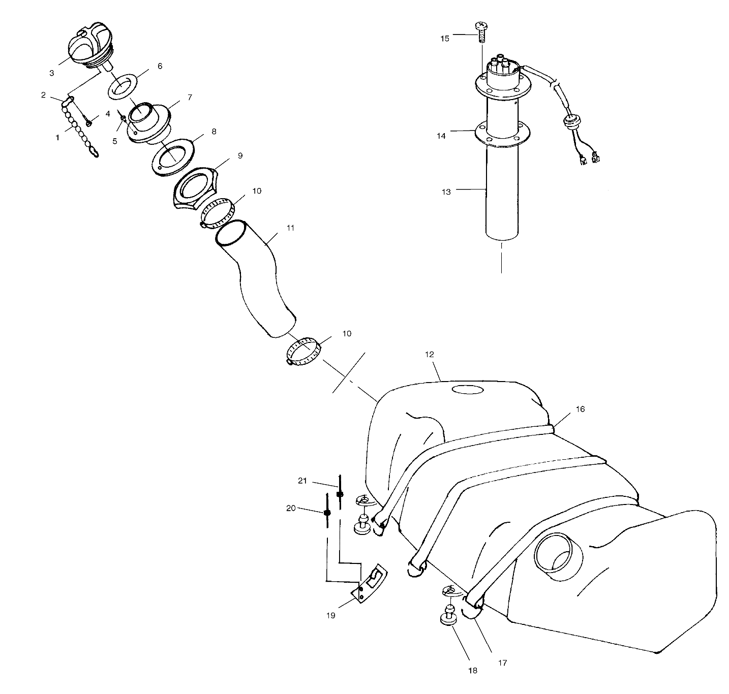 FUEL TANK - W004978D (4955795579A009)