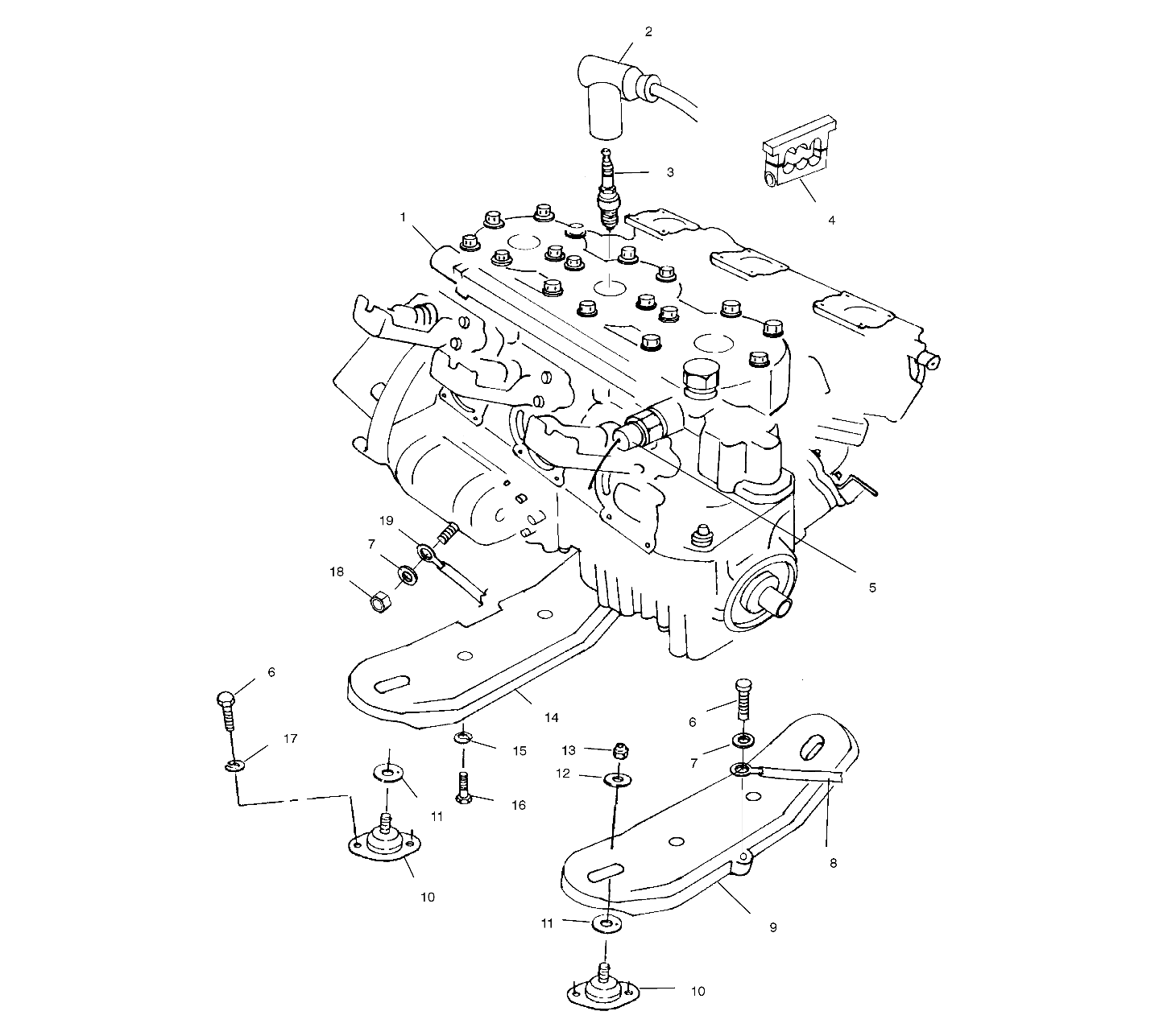 ENGINE MOUNTING - W004978I (4955795579B001)