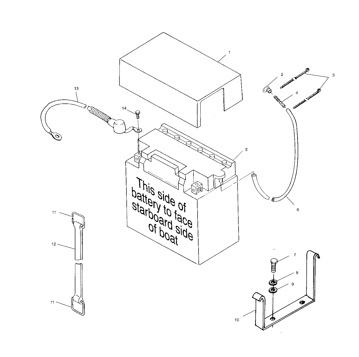 BATTERY BOX - W004978I (4955795579B006)