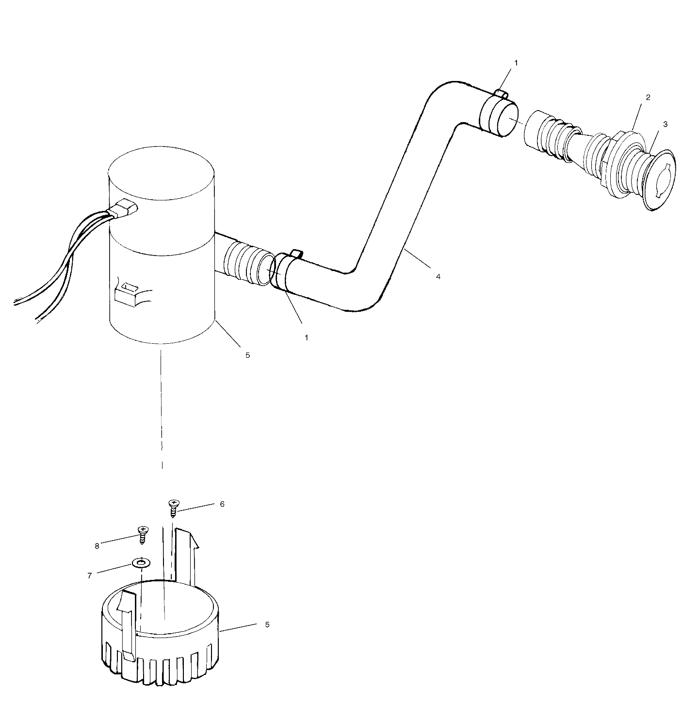 BILGE PUMP - W004978I (4955795579B014)