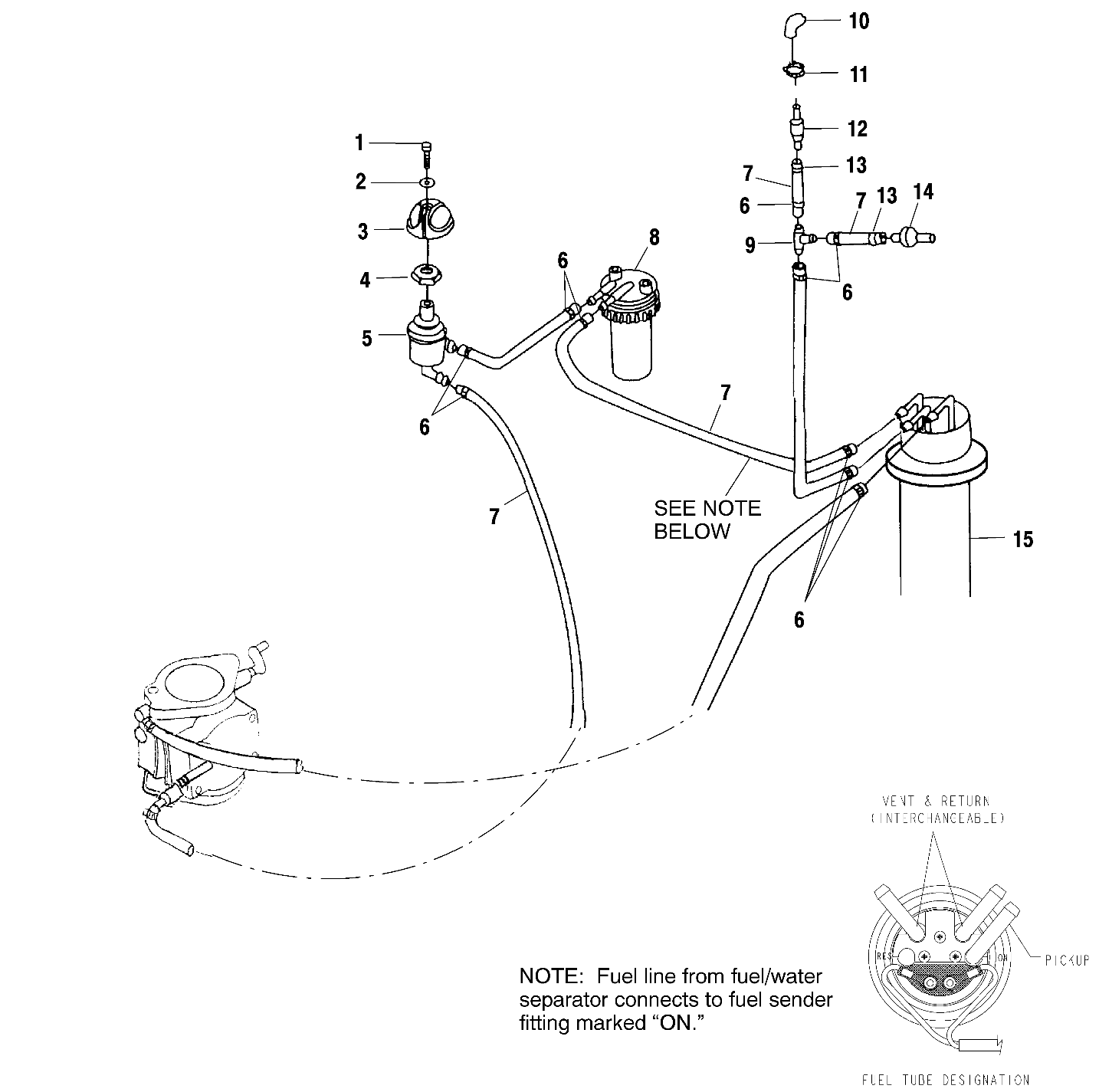 FUEL SYSTEM - W005197D (4955815581A012)