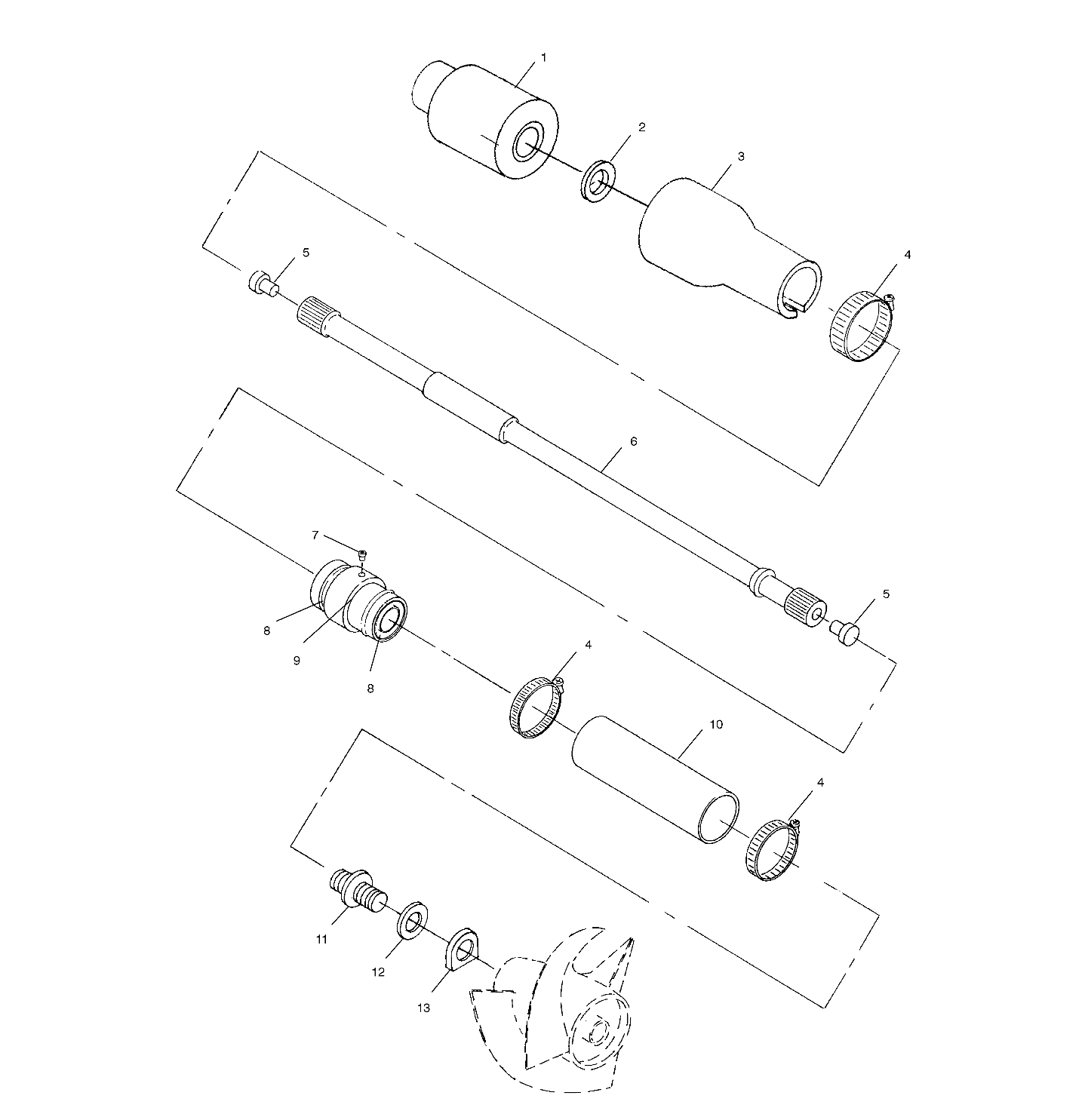 DRIVE SYSTEM - W005197D (4955815581B003)