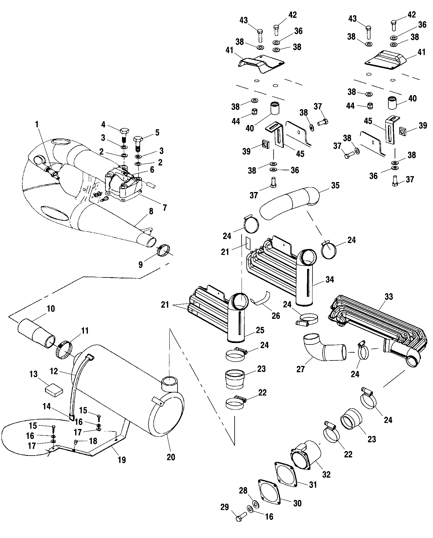 EXHAUST SYSTEM - W005197D (4955815581B007)